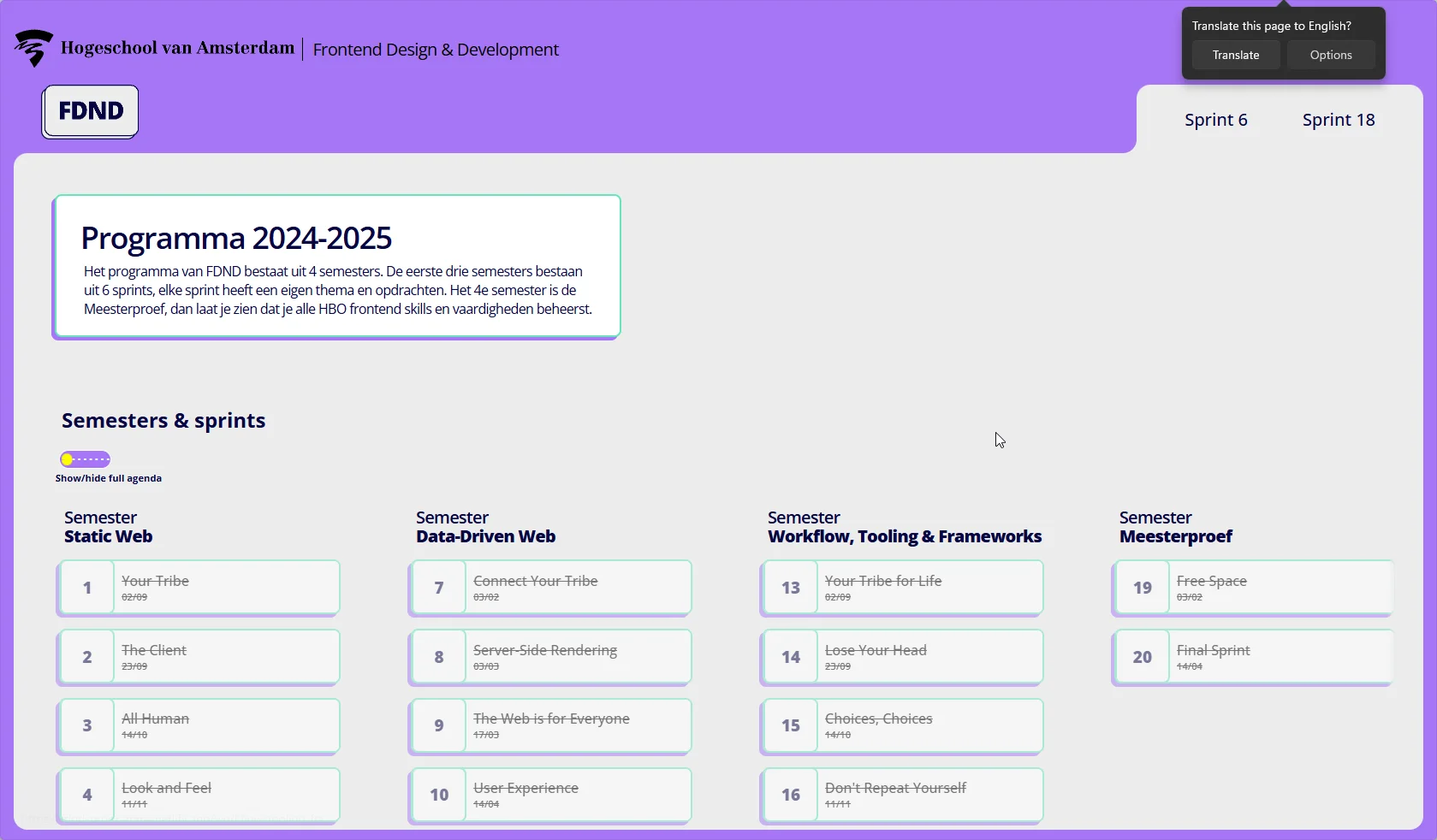 FDND Website