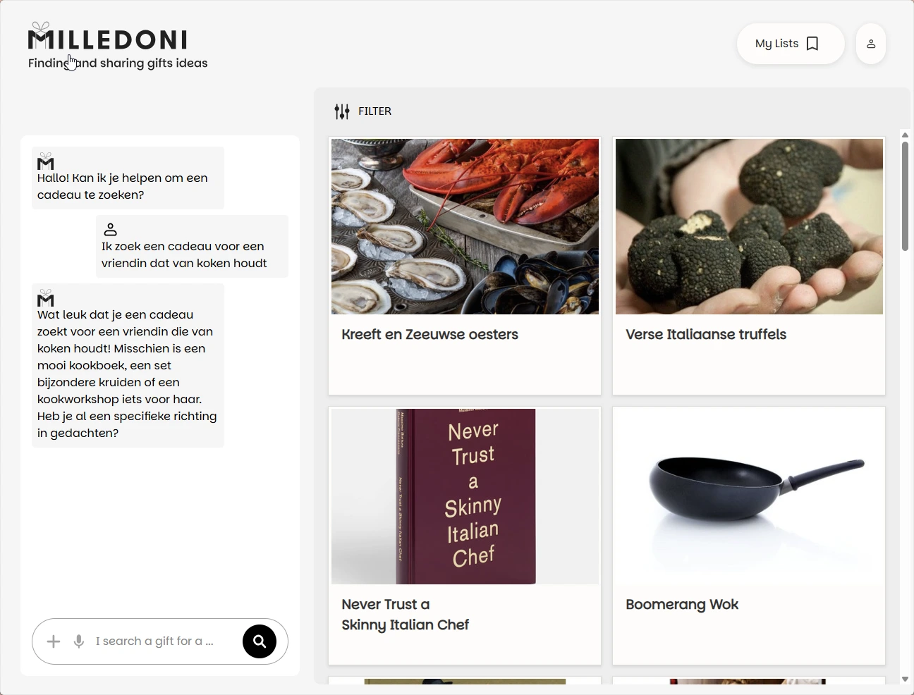 Milledoni AI Chatbot