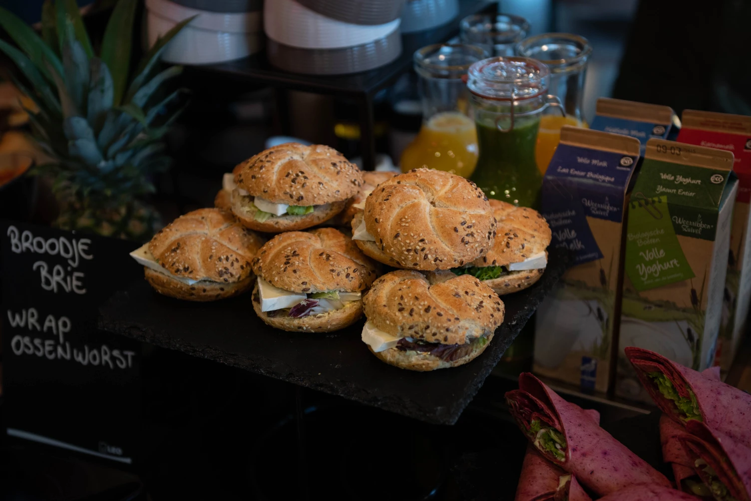 Broodjes presentatie Pre-wonen