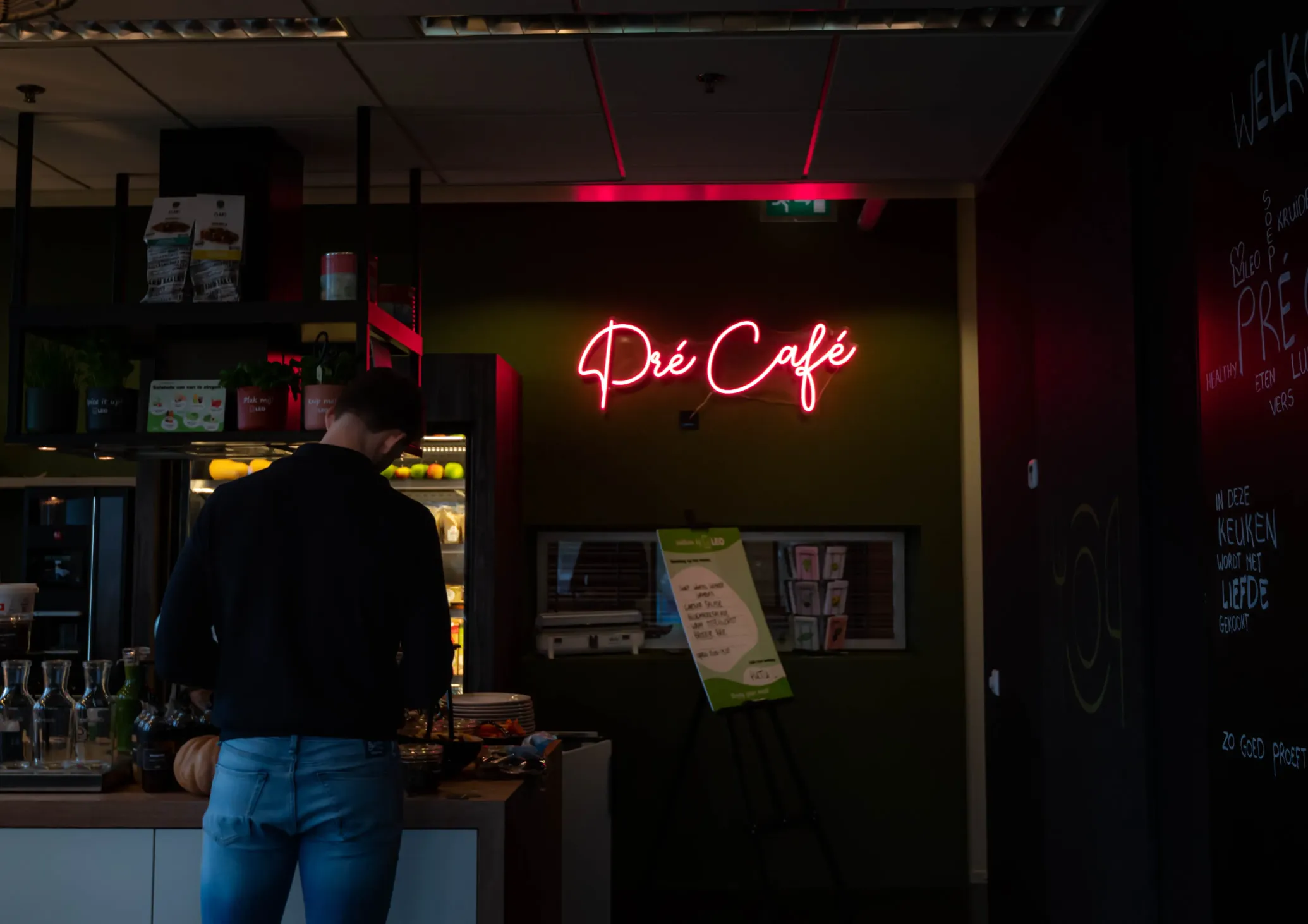Quincy bij buffet Pre-wonen